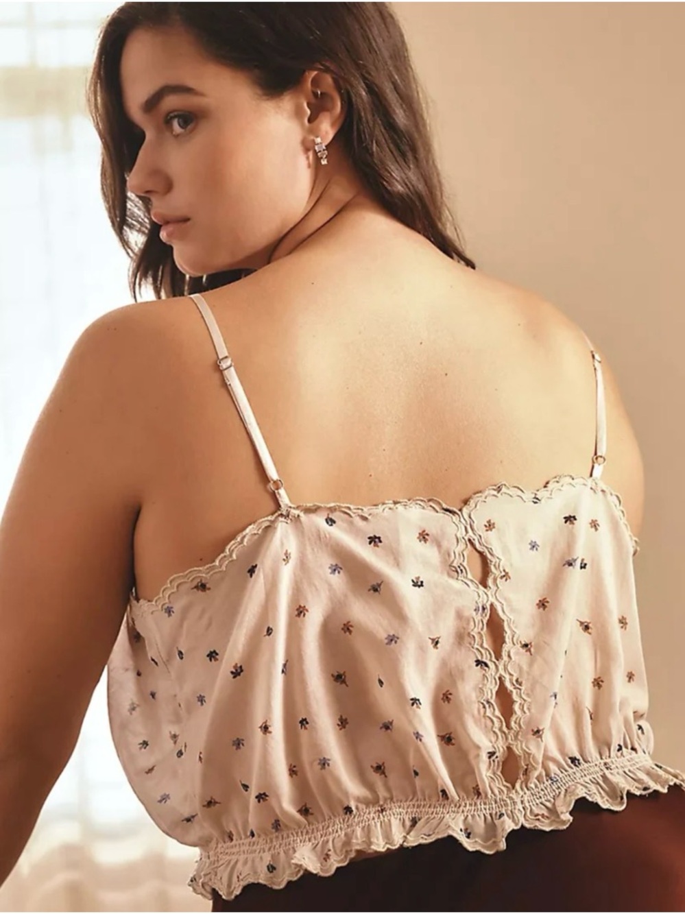 Anthropologie handkerchief crop tank top - Picture 2 of 3